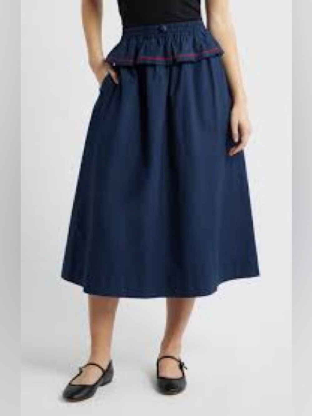 Damson Madder NWOT Sigrid Navy Skirt Sz 10
